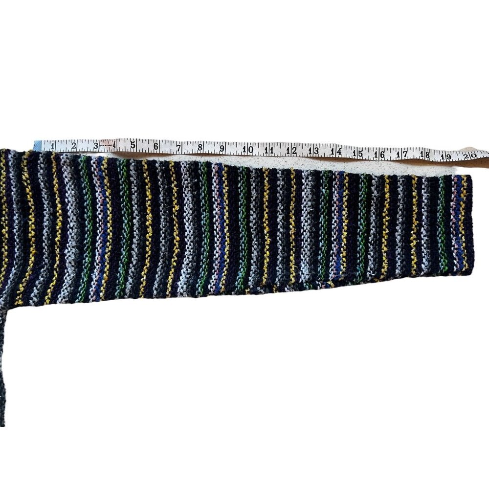 Vel Mex Hoodie Textured Black Multicolor Pull Over - Picture 12 of 15